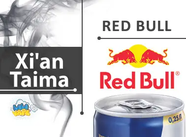 Xi'an Taima Red bull ароматизатор (Ред Бул)
