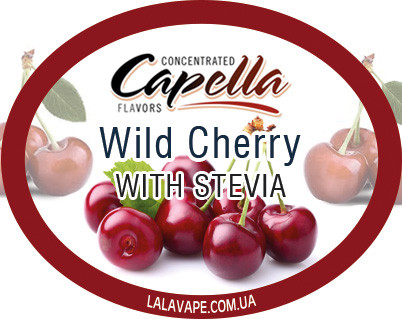 Capella Wild Cherry with Stevia ароматизатор (Дика вишня зі стевією)