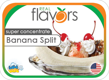 Real Flavors Banana Split ароматизатор (Банановий спліт)