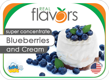 Real Flavors Blueberries and Cream ароматизатор (Чорниця і вершки)