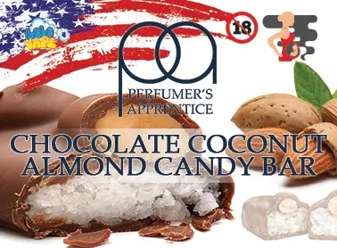 TPA Chocolate Coconut Almond Candy ароматизатор (Батончик Баунті)