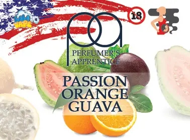 TPA Passion Orange Guava ароматизатор (Маракуйя, апельсин, гуава)