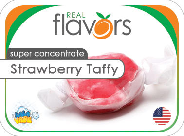 Real Flavors Strawberry Taffy ароматизатор (Полунична іриска)