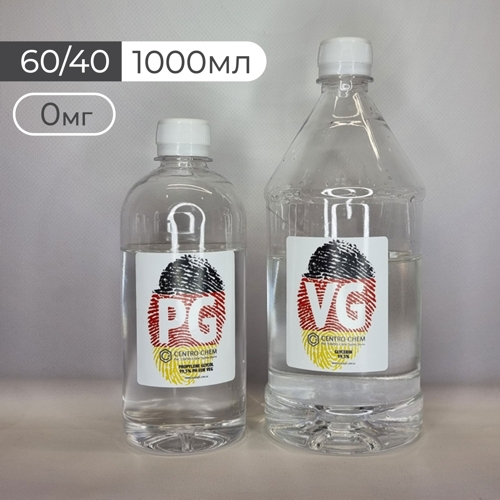 Набір VG+PG 60/40, 0 мг, 1000мл