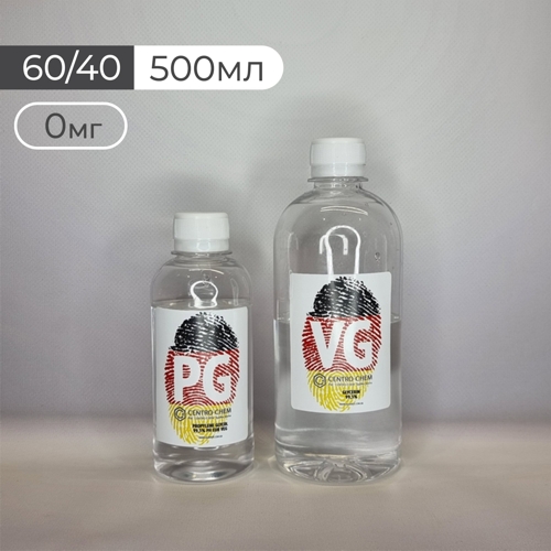 Набір VG+PG 60/40, 0 мг, 500мл