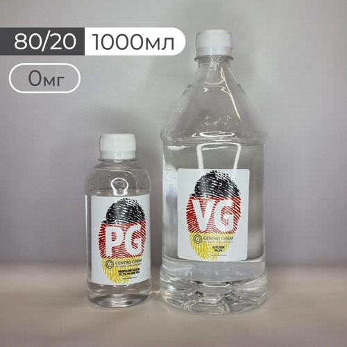 Набір VG+PG 80/20, 0 мг, 1000мл