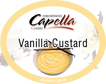 Capella Vanilla Custard ароматизатор (Ванільний заварний крем)