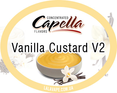 Capella Vanilla Custard V2 ароматизатор (Ванільний заварний крем V2)