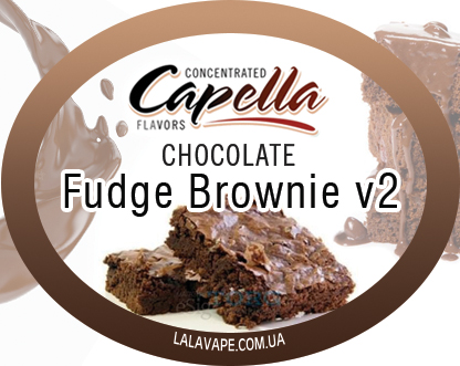 Capella Chocolate Fudge Brownie V2 ароматизатор (Брауні фадж V2)