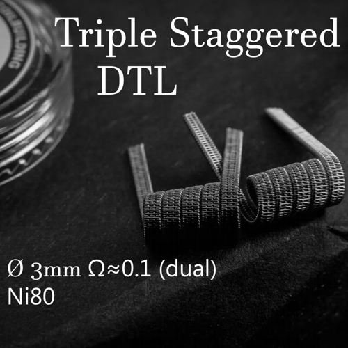 DTL Triple Staggered Coil 0.1Ω