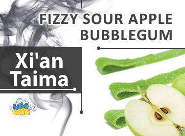 Xi'an Taima Fizzy Sour Apple Bubblegum ароматизатор (Кисла яблучна жуйка)