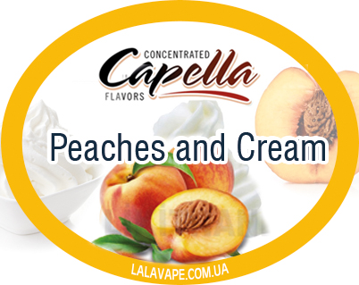 Capella Peaches and Cream ароматизатор (Персики і вершки)