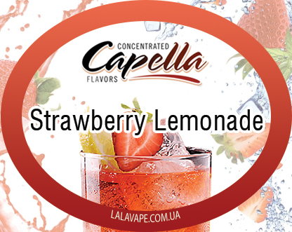 Capella Strawberry Lemonade ароматизатор (Полуничний лимонад)