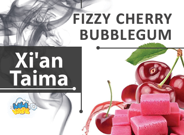 Xi'an Taima Fizzy Cherry Bubblegum ароматизатор (Шипуча вишнева жуйка)