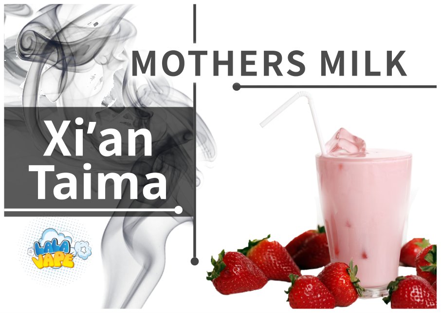 Xi'an Taima Mothers milk ароматизатор (Полуничне молоко)