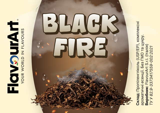 FlavourArt Black Fire ароматизатор (Димовий)