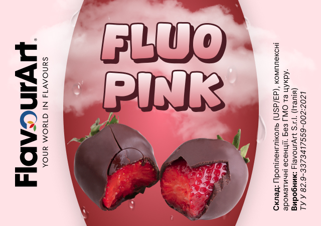 FlavourArt Fluo Pink ароматизатор (Полунична цукерка)