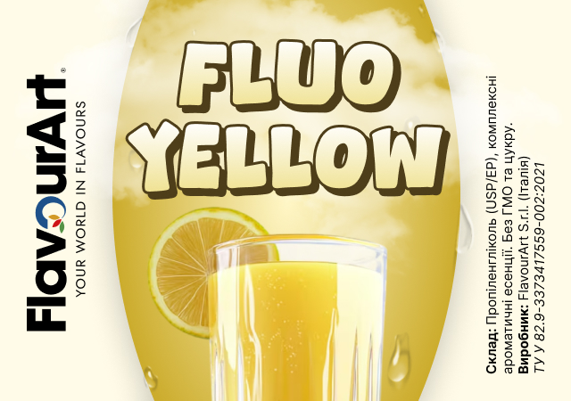 FlavourArt FluoYellow ароматизатор (Цитрусовий лимонад)
